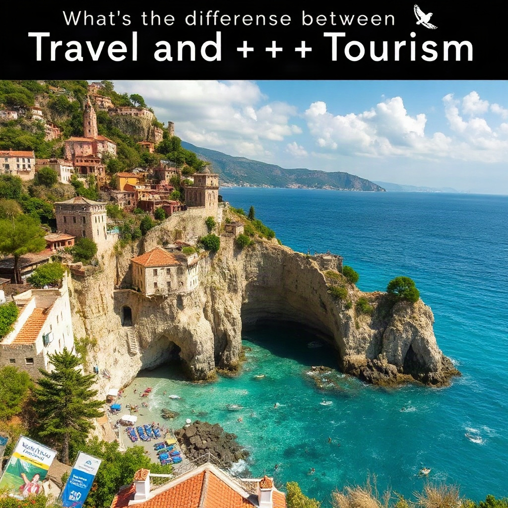 What's the difference between travel and tourism for wellness purposes?